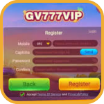 GV777VIP Game login interface